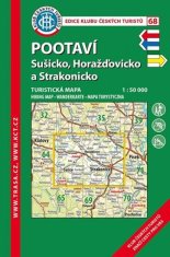 MAPA Pootaví,Sušicko,Horažďovicko /KČT 68 1:50T Turistická