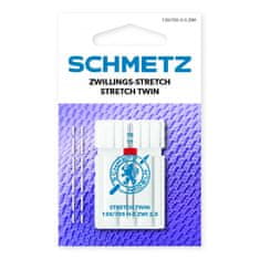 Schmetz Dvojjehla na pleteninu 130/705 H-S ZWI SMS 2,5 75 STRETCH TWIN