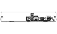 HiLook Powered by HIKVISION/ NVR-104MH-C(D)/ 4 kamery/ 8Mpix/ HDMI/ VGA/ 1x RJ45/ kov