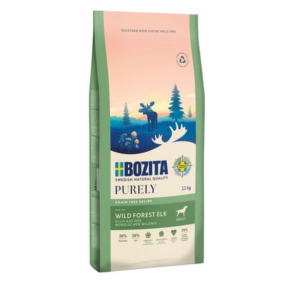 Bozita Purely Dog Adult Elk GF 11 kg