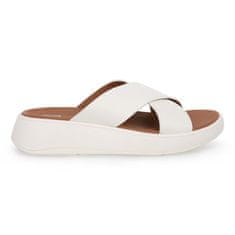 FitFlop Pantofle krémové 38 EU F Mode Leather Platform Cross