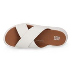 FitFlop Pantofle krémové 38 EU F Mode Leather Platform Cross