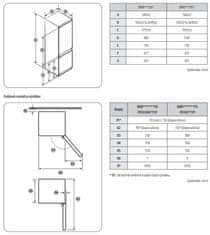 Samsung Vestavná chladnička BRB70F26CES0EO + záruka 20 let na kompresor