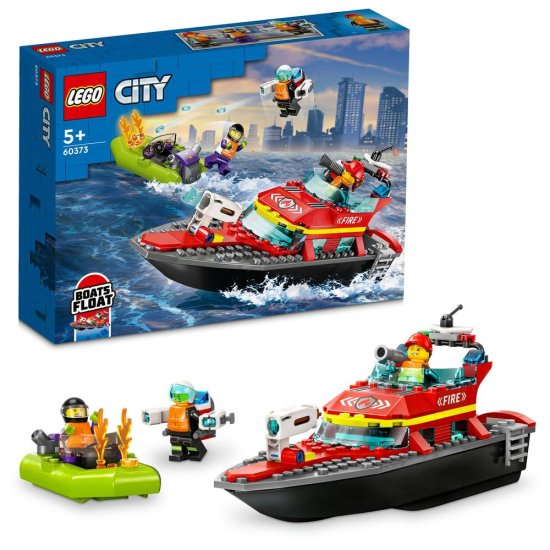 LEGO LEGO City 60373 Hasičská záchranná loď a člun