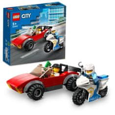 LEGO LEGO City 60392 Honička auta s policejní motorkou