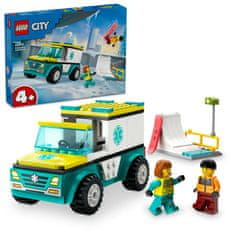 LEGO LEGO City 60403 Sanitka a snowboardista