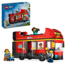 LEGO LEGO City 60407 Červený dvoupodlažní vyhlídkový autobus