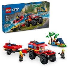 LEGO LEGO City 60412 Hasičský vůz 4x4 a záchranný člun