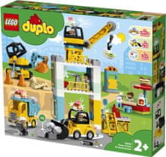 LEGO LEGO DUPLO Town 10933 Stavba s věžovým jeřábem