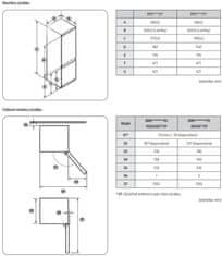 Samsung Vestavná chladnička BRB70F30BES0EO + záruka 20 let na kompresor