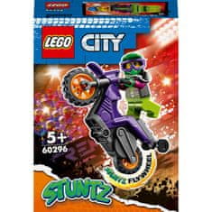 LEGO LEGO City 60296 Kaskadérská wheelie motorka 