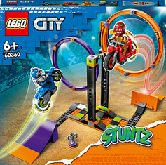 LEGO LEGO City 60360 Kaskadérská výzva s rotujícími kruhy