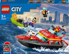 LEGO LEGO City 60373 Hasičská záchranná loď a člun