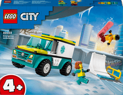 LEGO LEGO City 60403 Sanitka a snowboardista