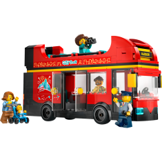 LEGO LEGO City 60407 Červený dvoupodlažní vyhlídkový autobus