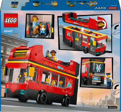 LEGO LEGO City 60407 Červený dvoupodlažní vyhlídkový autobus