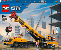 LEGO LEGO City 60409 Žlutý pojízdný stavební jeřáb