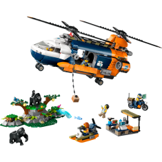 LEGO LEGO City 60437 Helikoptéra na průzkum džungle v základním táboře