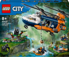 LEGO LEGO City 60437 Helikoptéra na průzkum džungle v základním táboře