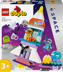 LEGO LEGO DUPLO 10422 Vesmírné dobrodružství s raketoplánem 3 v 1