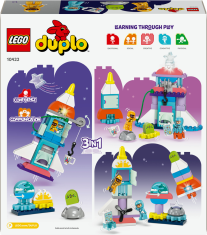 LEGO LEGO DUPLO 10422 Vesmírné dobrodružství s raketoplánem 3 v 1