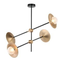 ACA ACA Lighting stropní svítidlo 24XG9 mosaz/černá kov plus sklo 85X81XH67CM LAYLA HL4324C84BB