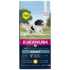 Eukanuba Krmivo Adult Medium 15+3kg ZDARMA