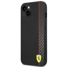 Ferrari FEHCP14MAXBK hard silikonové pouzdro iPhone 14 PLUS 6.7" black Carbon