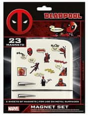 MARVEL Sada magnetek Deadpool 23 ks