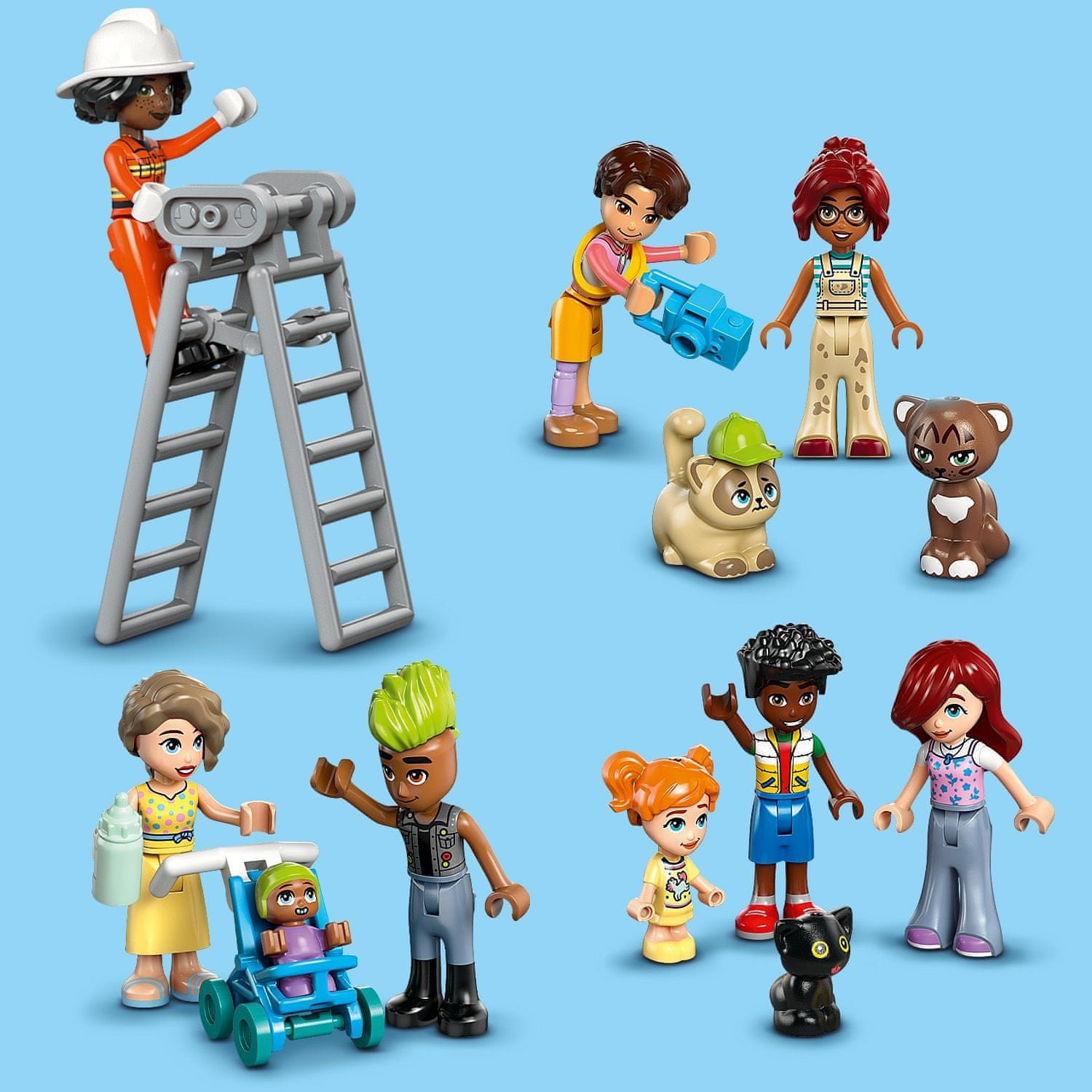 LEGO Friends 42670 Apartmány a obchody v městečku Heartlake