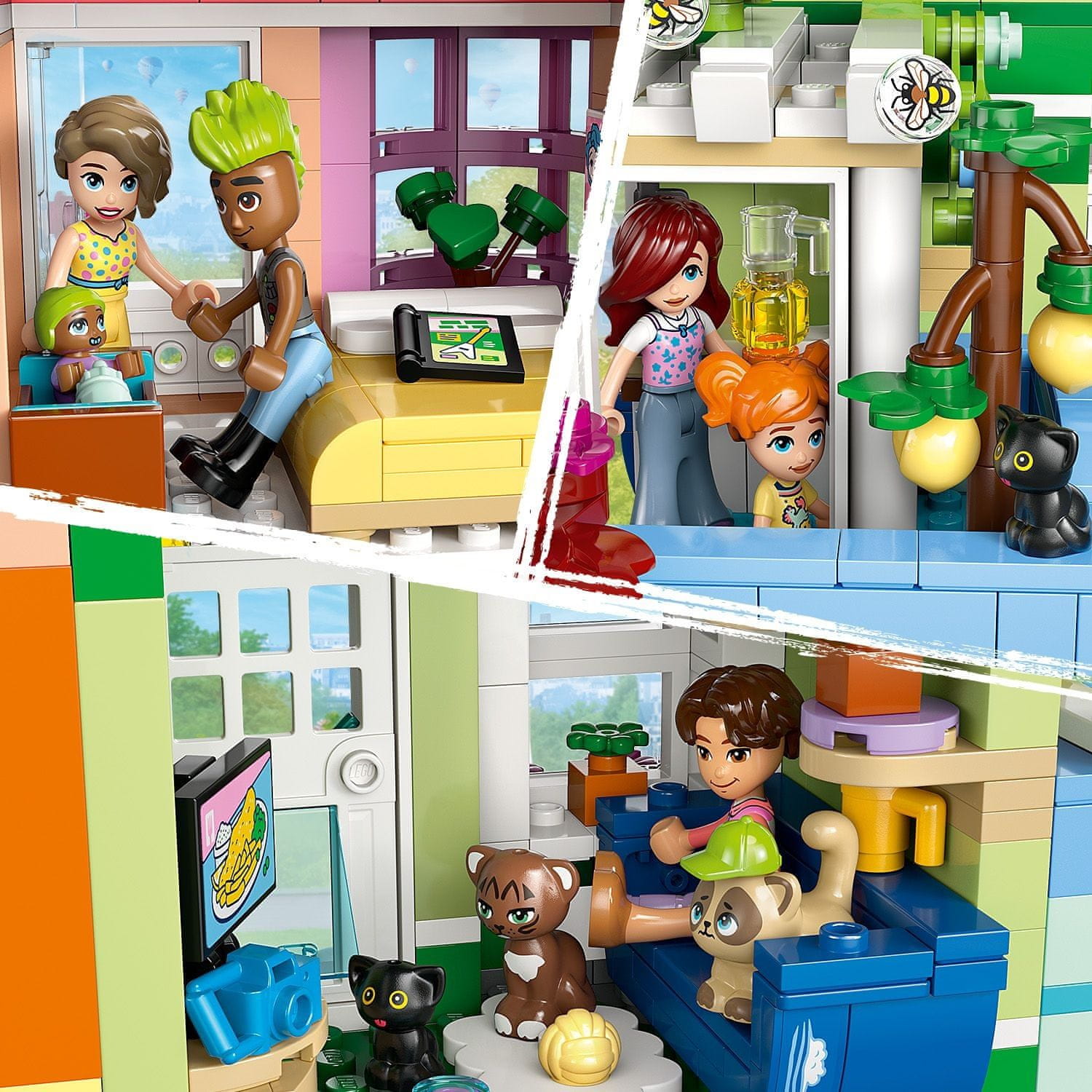 LEGO Friends 42670 Apartmány a obchody v městečku Heartlake