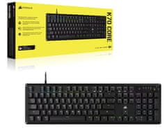 Corsair K70 CORE RGB/Drátová USB/NA layout/Černá