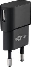 Goobay Adaptér 230V na USB max.1A, černý