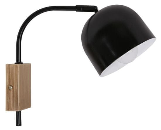 Intesi Nástěnná lampa Rupi 1x40W E27 černá