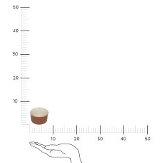 Intesi Keramický ramekin 9 cm červený