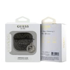 Guess Pouzdro 4G Script PC/PU Charm pro AirPods 4 Brown