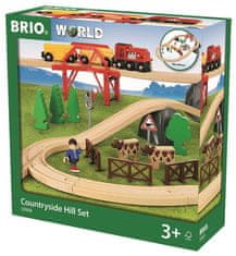 Brio 33909 Vlaková sada s venkovskou krajinou