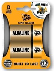 JCB Baterie LR20/D SUPER 2ks (blistr)