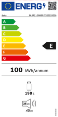 Beko vestavná chladnička BLSA210M4SN