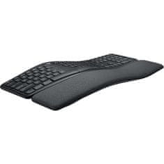 Logitech Logitech bezdrátová podsvícená ERGO klávesnice K860 (Qwertz DE) - černá