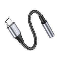 Borofone Adaptér BV16 USB-C - 3.5mm konektor černý