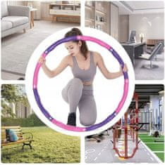 TopKing Gymnastická obruč Hula hoop skládací 95cm