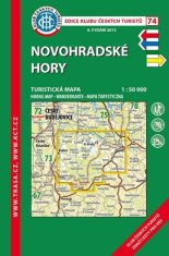 MAPA Novohradské hory /KČT 74 1:50T Turistická