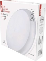 Emos LED přisazené svítidlo DORI, kruhové bílé 24,5W neutr.b., IP54