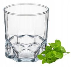 Galicja Nízká sklenice na whisky a nápoje 320ml 9x8cm průhledná