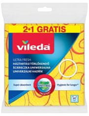 Vileda Vileda sada 3 univerzálních utěrek se stříbrnými ionty 34x34cm