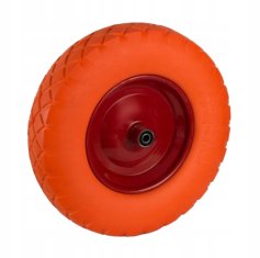 Räder Plné kolo 40 cm pro trakař oranžové 1,2 cm otvor