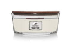 Woodwick Vonná svíčka loď White Tea & Jasmine 453,6 g