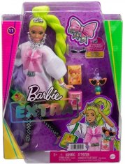 Mattel  Barbie Extra - Neonově zelenými vlasy 