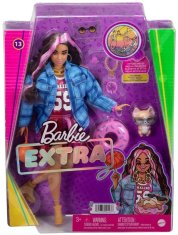 Mattel Barbie Extra - Dres a doplňky pro basketbalové panenky, s domácím mazlíčkem Corgi